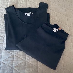 Lunya Washable Silk Pajama Set XL